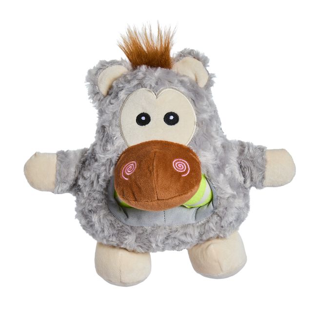 Gorilla Plush Dog Toy With Tennis Ball