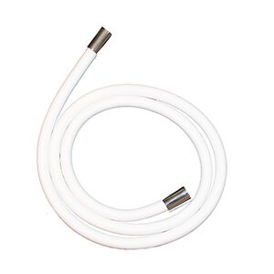 De Vielle 1.5m White PVC Shower Hose