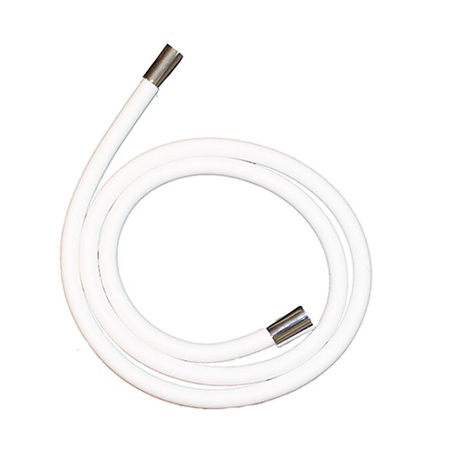 De Vielle 1.5m White PVC Shower Hose
