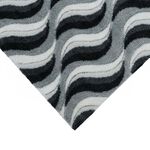 JVL Solemate Hand Carved Waves Doormat 57x100cm