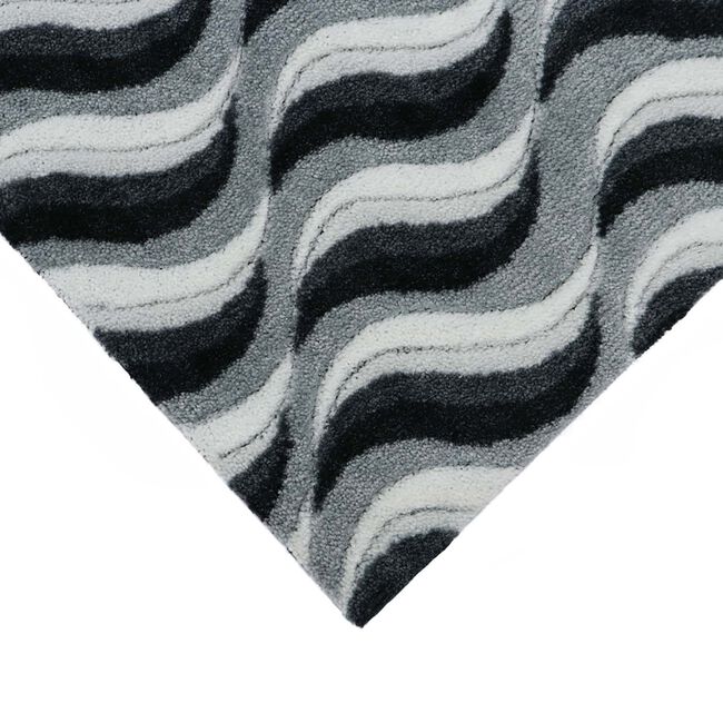 JVL Solemate Hand Carved Waves Doormat 57x100cm