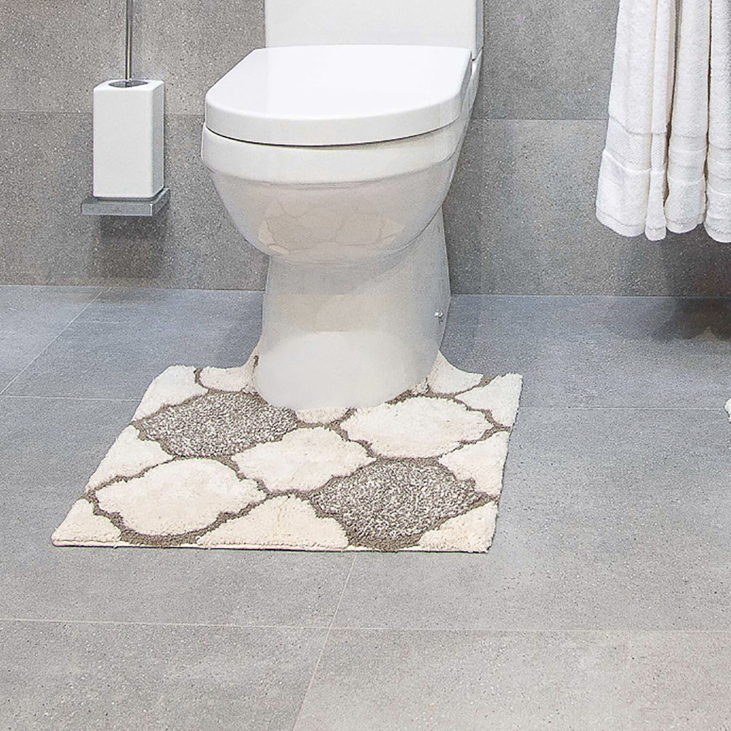 Trellis Natural Pedestal Mat 50x50 Home Store + More