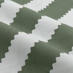 BIRDIE STRIPE BAY GREEN/MIST PENCIL PLEAT 168X229 Curtain