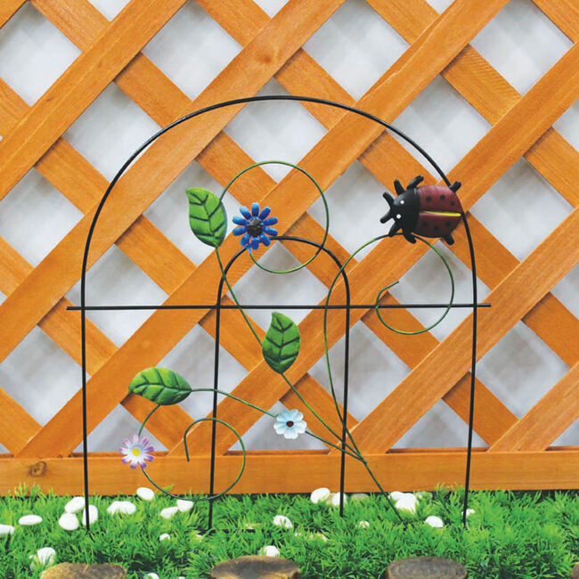Novelty Ladybird Garden Picket Fence
