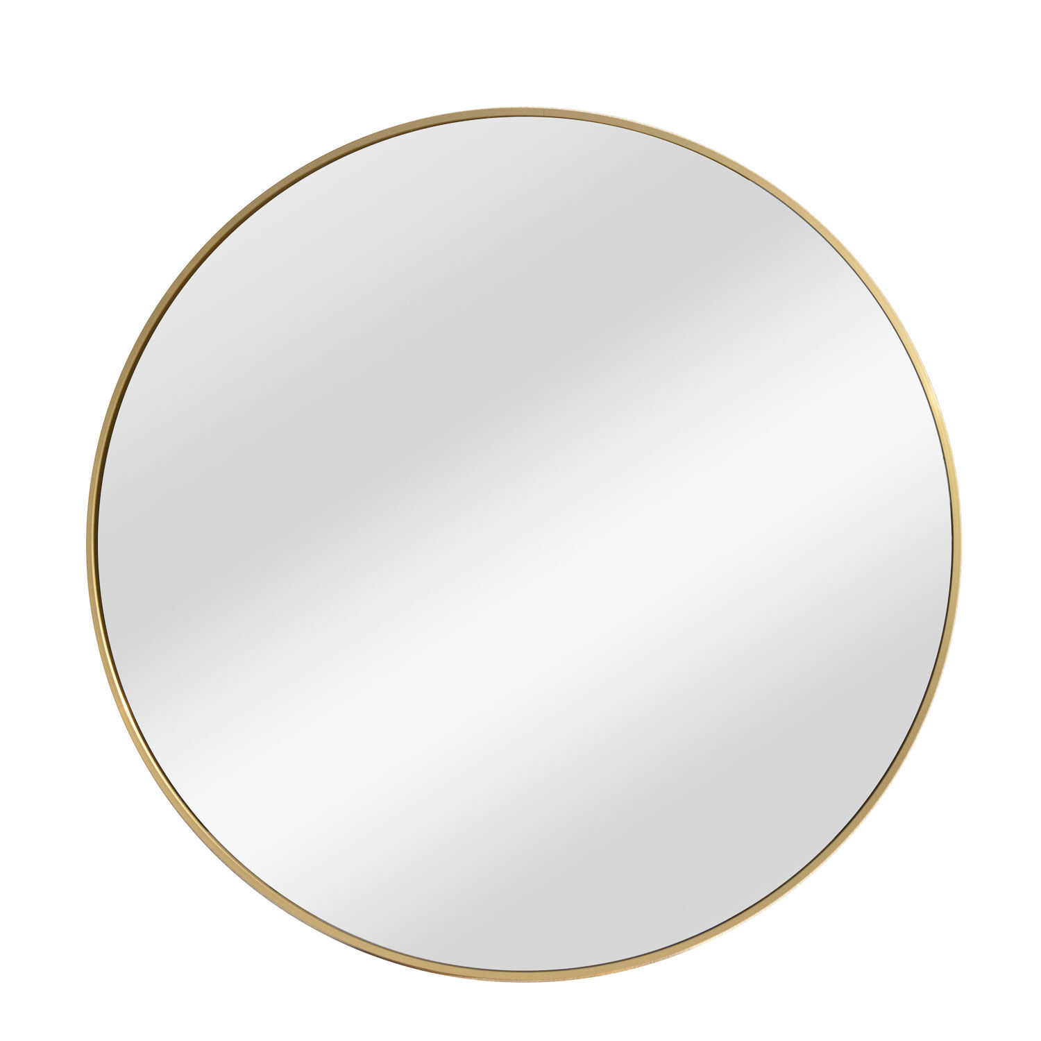 Brass discount circle mirror