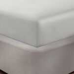 SUPER KING FITTED SHEET 400 Threadcount Bamboo/Cotton Silver
