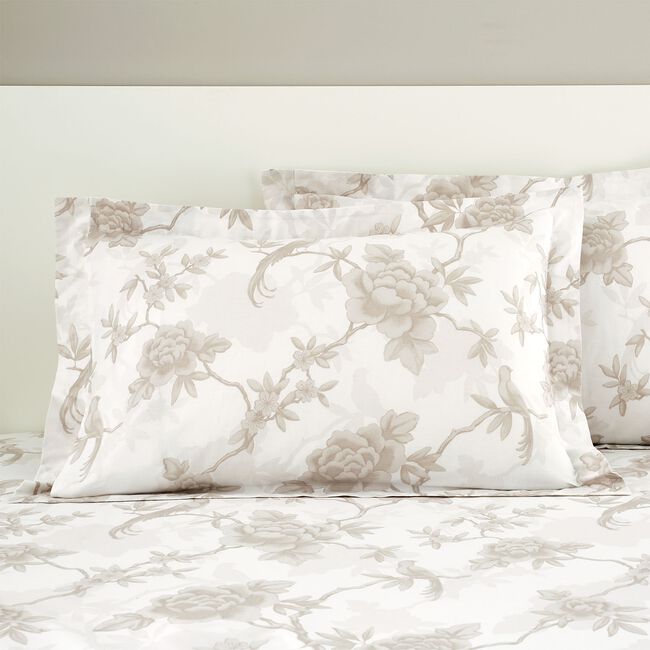 Francis Oxford Pillowcase Pair - Natural