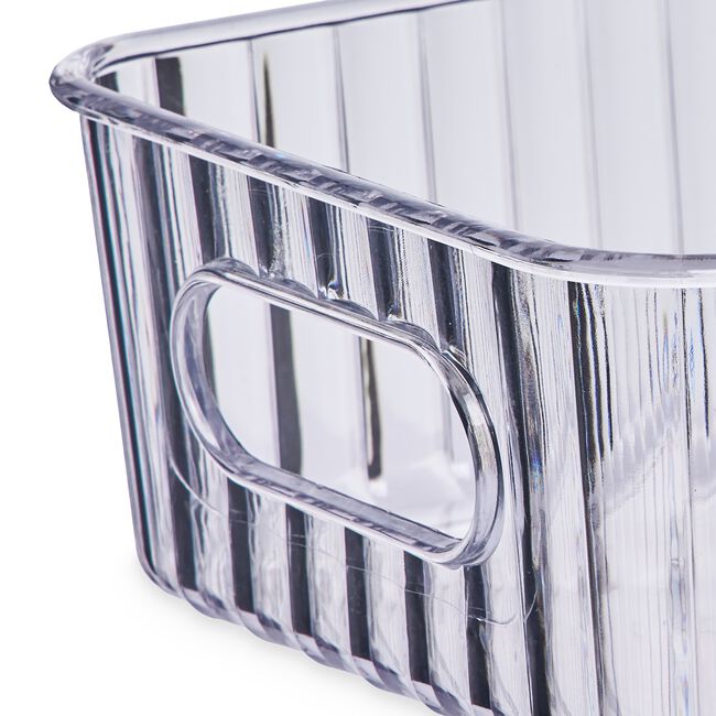 Visage Ribbed Cosmetic Tray Organiser Small
