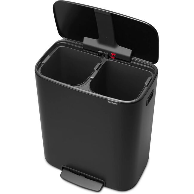 BRABANTIA 60L BLACK RECYCLING Bin