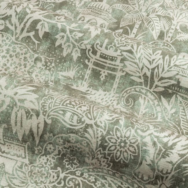 WYLDER BENGAL SAGE  90x72 Curtain