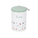 Smart Choice Dog Print Treat Tin With Lid