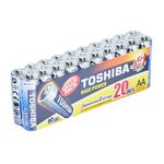 Toshiba High Power Value AA Batteries 20 Pack