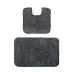 2 Piece Cotton Plain Dye Bathroom Set