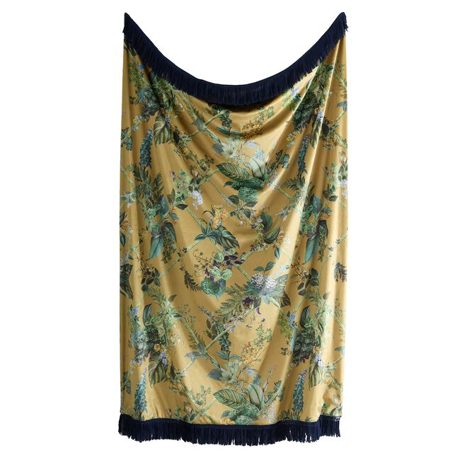 LAURENCE LLEWELYN-BOWEN Cotswold Fantasia Gold 130X180cm Throw 