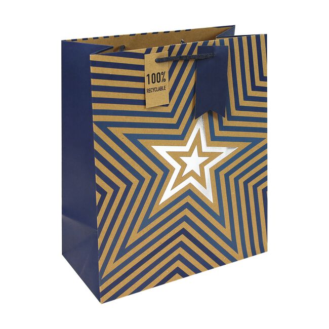 BLUE STARS Large Bag