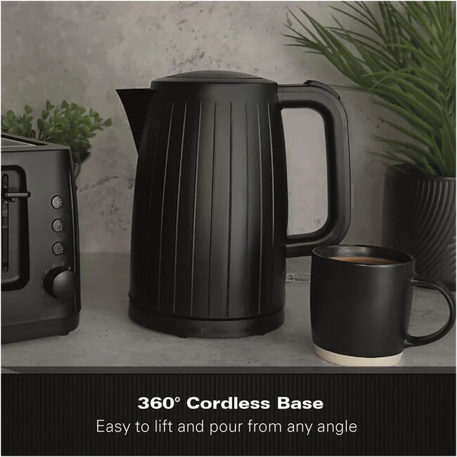 Hamilton Beach Stealth 1.7L Textured Black Kettle