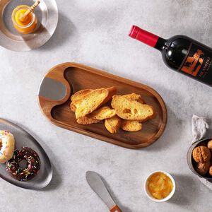 FIESTA HOME ACACIA Small Snack & Dip Tray