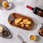FIESTA HOME ACACIA Small Snack & Dip Tray