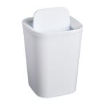 5L EZY STORAGE WHITE SWING LID Bin