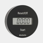 Brabantia Magnetic Kitchen Timer - Dark Grey