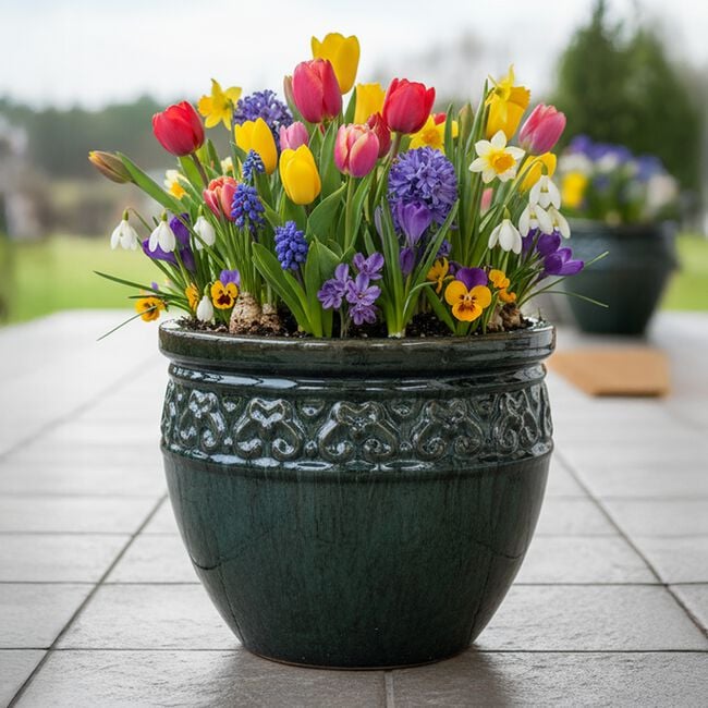 GENEVA Large Ceramic Plant Pot