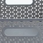 Geometric 14.5L Grey Basket