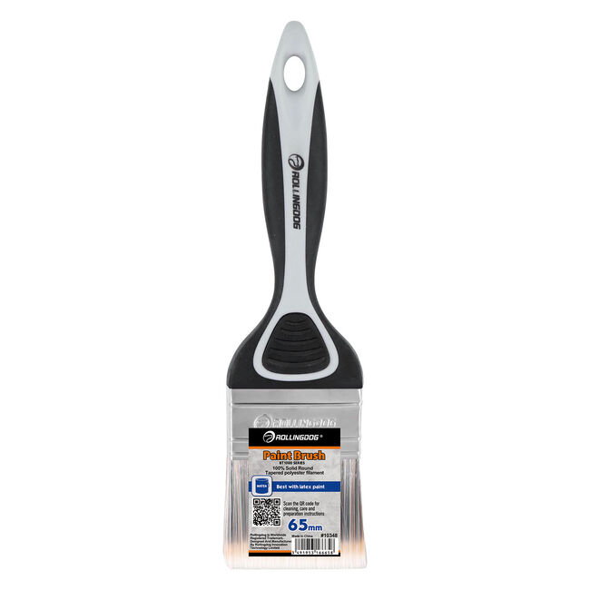 Rolling Dog Paint Brush With Rubber Handle 65mm