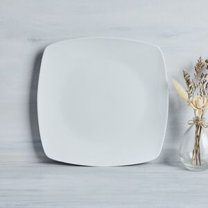 Abney & Croft White Square Dinner Plate