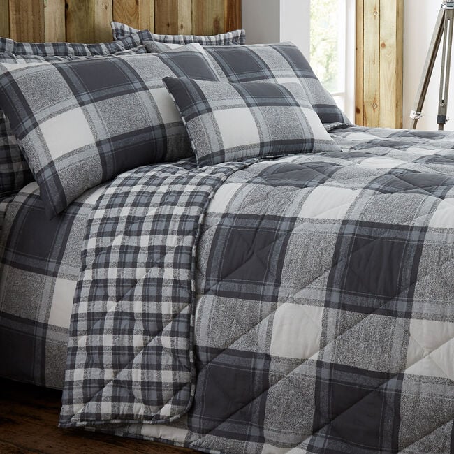 SINGLE DUVET COVER Jack Charcoal