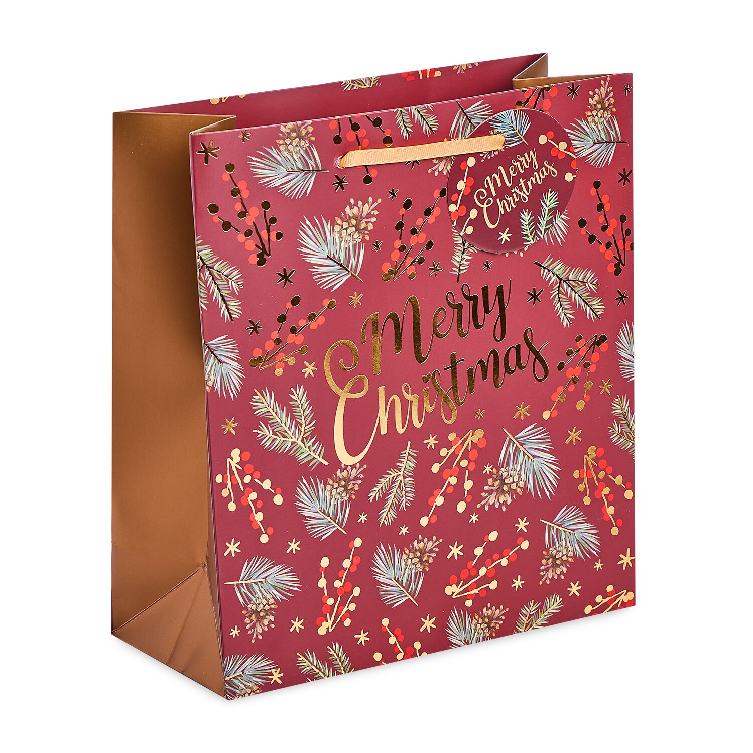 Christmas Mulberry Foil Gift Bags Pack of 3