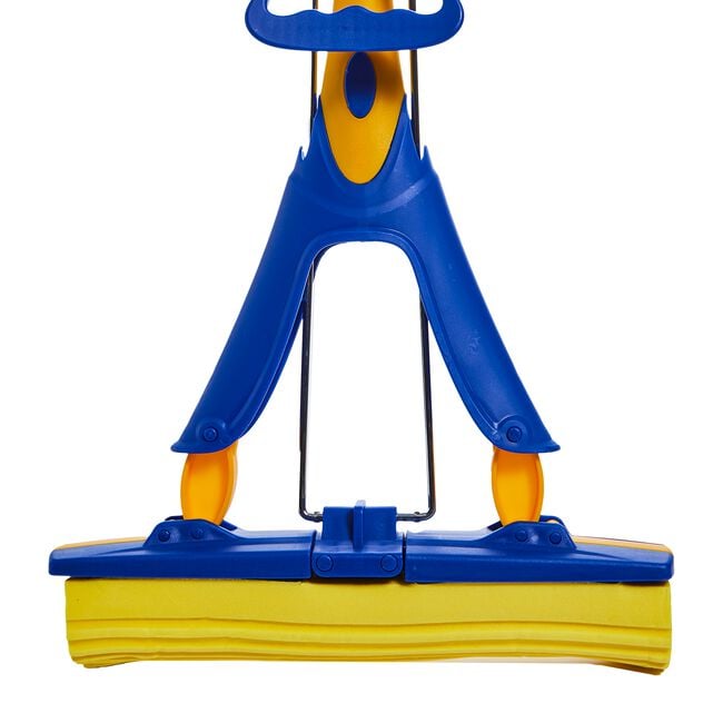Gleam Clean Sponge Mop & Telescopic Handle