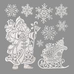 Christmas Snowflakes Themed Window Stickers