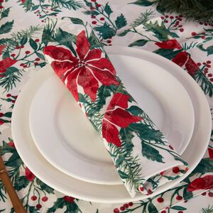 Christmas Foliage Napkins - 4 Pack 