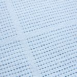 CLAIR DE LUNE LARGE BLUE Cellular Blanket