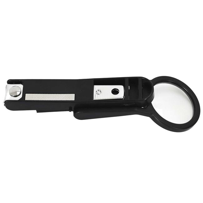 Cosmetic Club Nail Clippers With Magnifying Glass