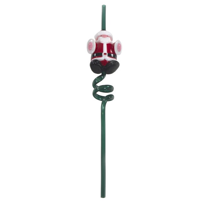 25cm Speaking Santa Straw