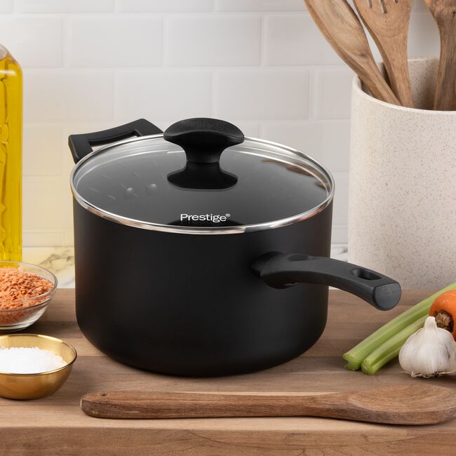 Prestige Heavy Weight 3.8L Saucepan With Lid 20cm