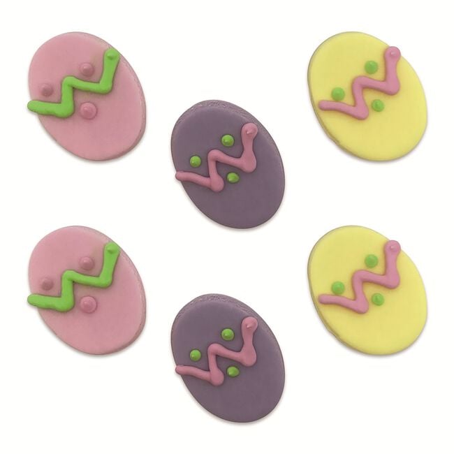 Edible Easter Egg Sugar Toppers