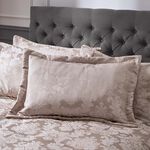 CATHERINE LANSFIELD DAMASK JACQUARD CHAMPAGNE 50x75cm Pillowshams