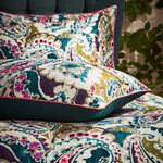 EW BY EDINBURGH SUPER KING SIZE DUVET COVER Aretha Teal/Olive