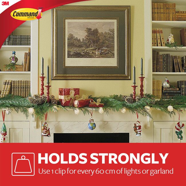 Command Strips 40 PacK Decorating Clips Value Pack