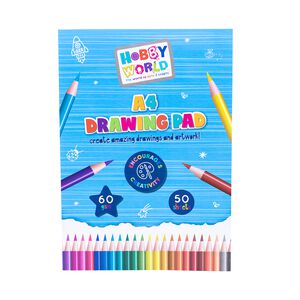 Hobby World A4 Drawing Pad 50 Sheets