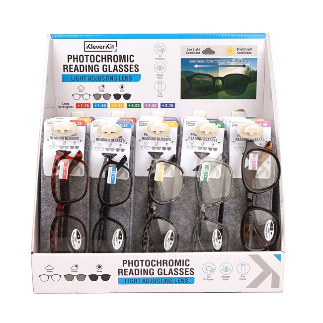 Kleverkit Photochromic Reading Glasses
