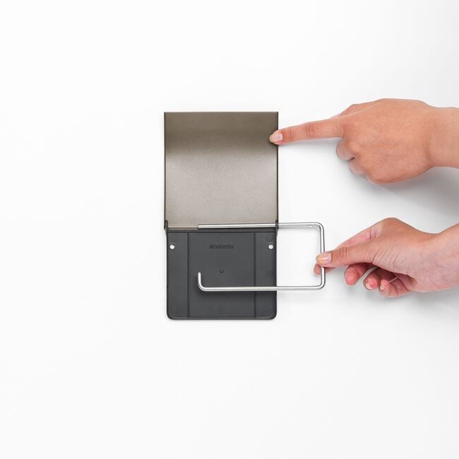 Brabantia Renew Platinum Toilet Roll Holder