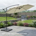 Cantilever Parasol Base Quarter Piece