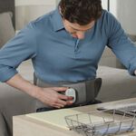 JML Calming Heat Back Wrap with Massager