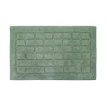 COTTON BRICK DUCK EGG 50x80 Bath Mat