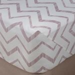 HANNAH GREY/ GREEN Double Fitted Sheet