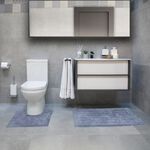 COTTON BRICK PETROL 50x80 Bath Mat