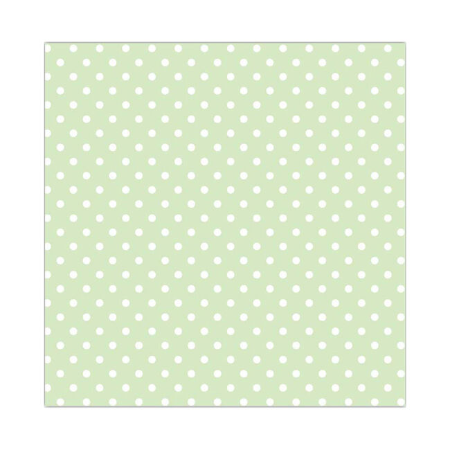 Polka Spot Pastel Napkins 20 Pack - Green